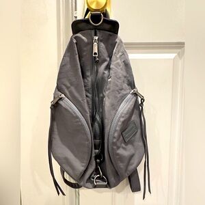 Rebecca minkoff grey mini backpack